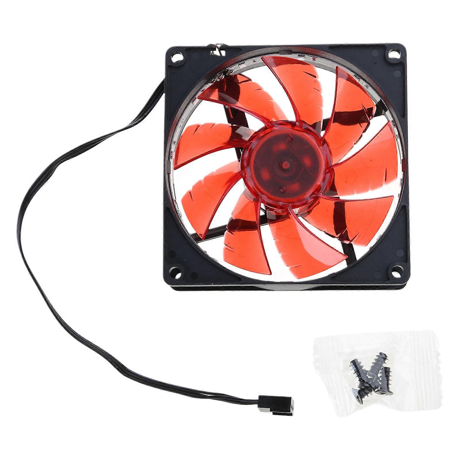 Computer for Case Fan 90mm 9025 LED Silent Fan for Computer Cases CPU Cooler Radiator Ultra Quiet,Colorful Chassis Fan