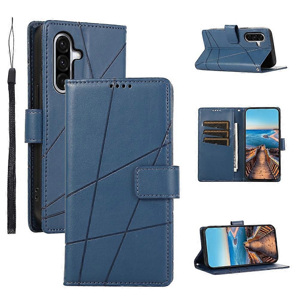 PU Leather Texture Embossed Line Phone Case