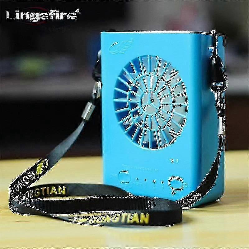 Multi Functional Rechargeable Hanging Mini Fan 3 Speeds Handheld