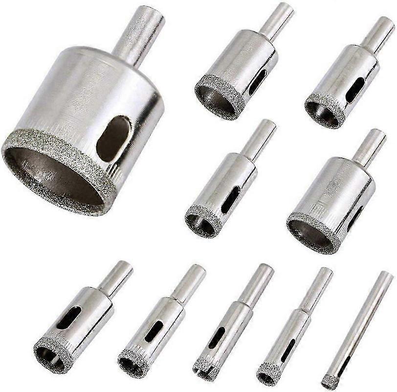 LINJOU Diamond Drill Bits, 10 PCS Hollow Core Drill Bit TIK