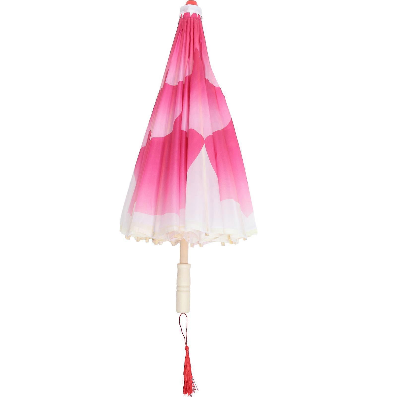Flower Umbrella with Detailed Patterns, Perfect for Dance and Decoration