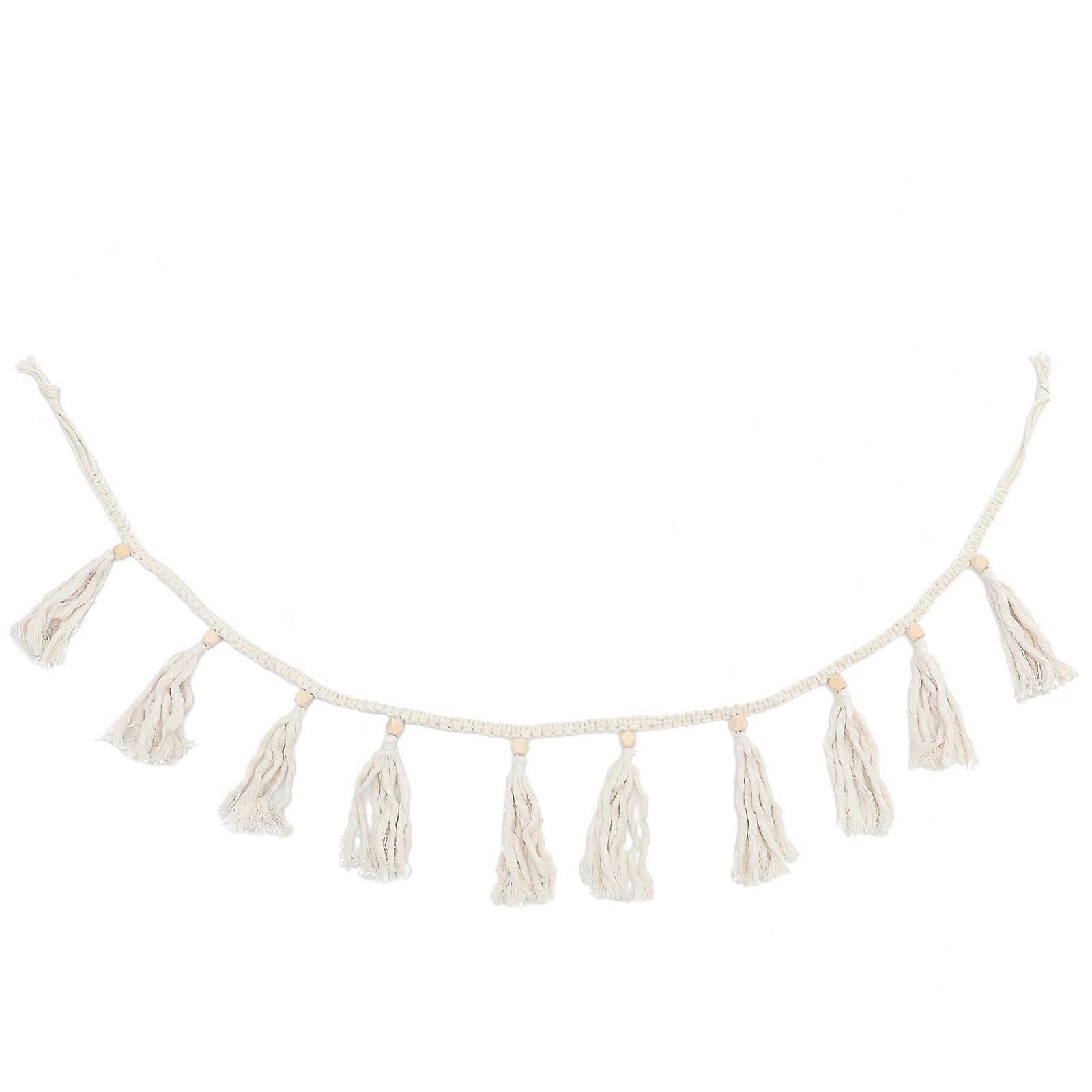 Macrame Garland, Tassel Wall Hanging, Functional and Artistic Home Accessory