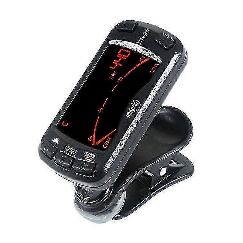 Universal Clip-On Electric Tuner & Metronome for Various Instruments including Guitar, Bass, Violin, Ukulele