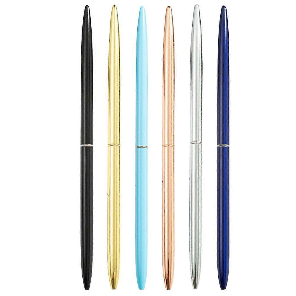 Here's a polished product title and description based on the information provided:
 
**Product Title:**
6pcs Elegant Desktop Ballpoint Pens –