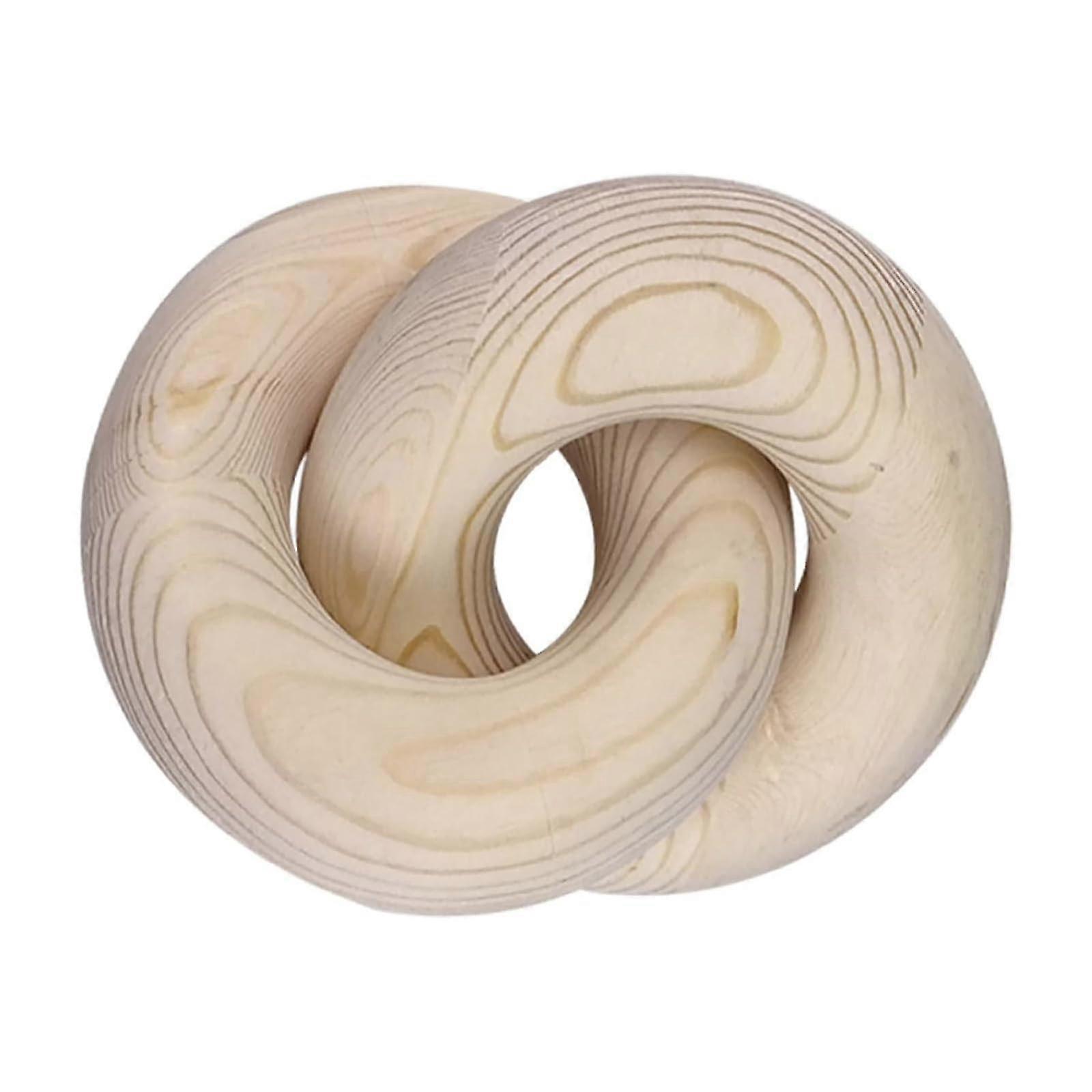 Trækæde Home Decor 2-delt træ sofabordssæt