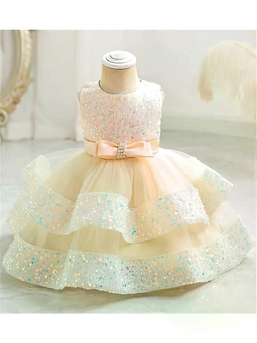 Girls' and Little Baby's Sequin Dresses Birthday Dresses