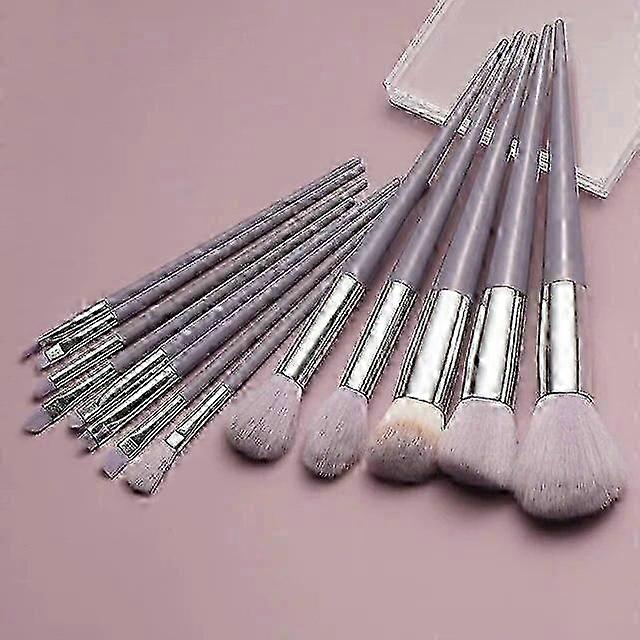 13Pcs Soft Fluffy Makeup Brushes Set for Foundation Blush Eyeshadow - Blue