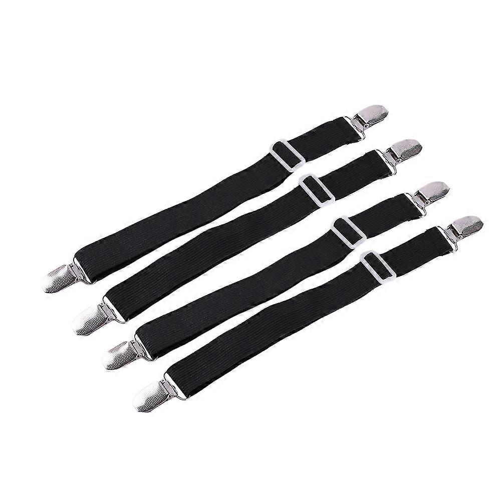 Sheet Securing Straps, Elastic Bands for Organizing Curtains and Clothing