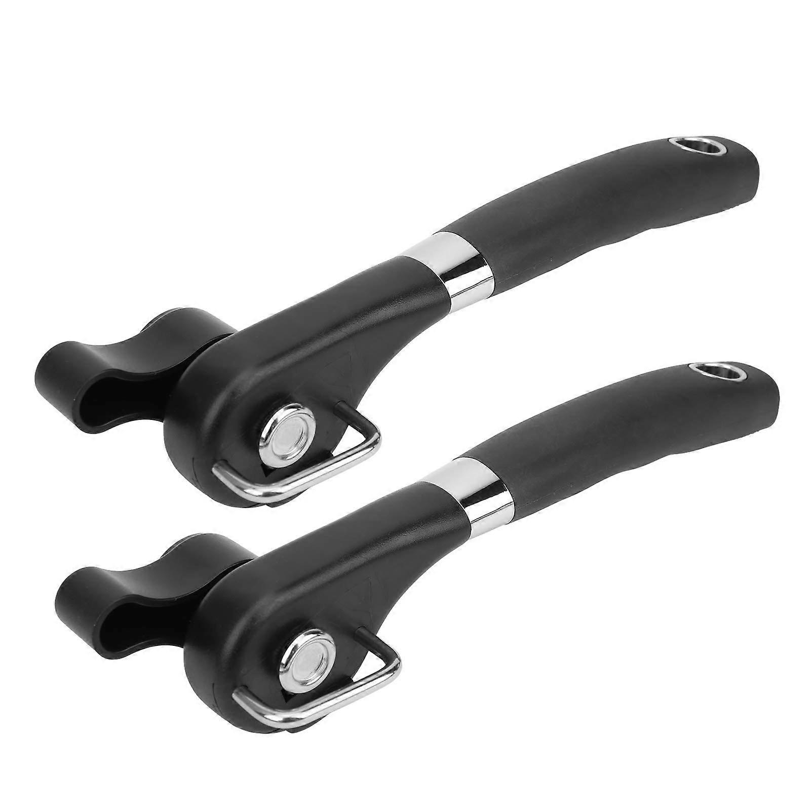Set of 2 Stainless Steel Tin Open Smooth Edges Cut Tin Tool for Safety Manual Handheld