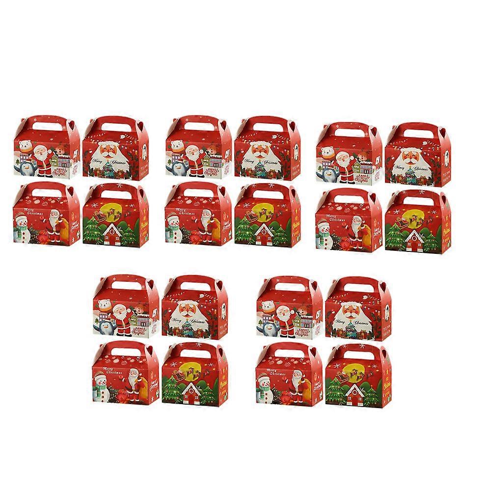 Mini Packaging Box Portable present Wrapping Boxes Assorted Color 16X15.5X9CM Storage Children 20Pcs