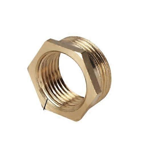 Brass Hex Reducer Pipe Connector 1/8' 1/4' 3/8' 1/2' F to M Threaded Reducer Copper Water Gas Adapter Coupling Connector 1pc/1I23I4 Ref: 9719