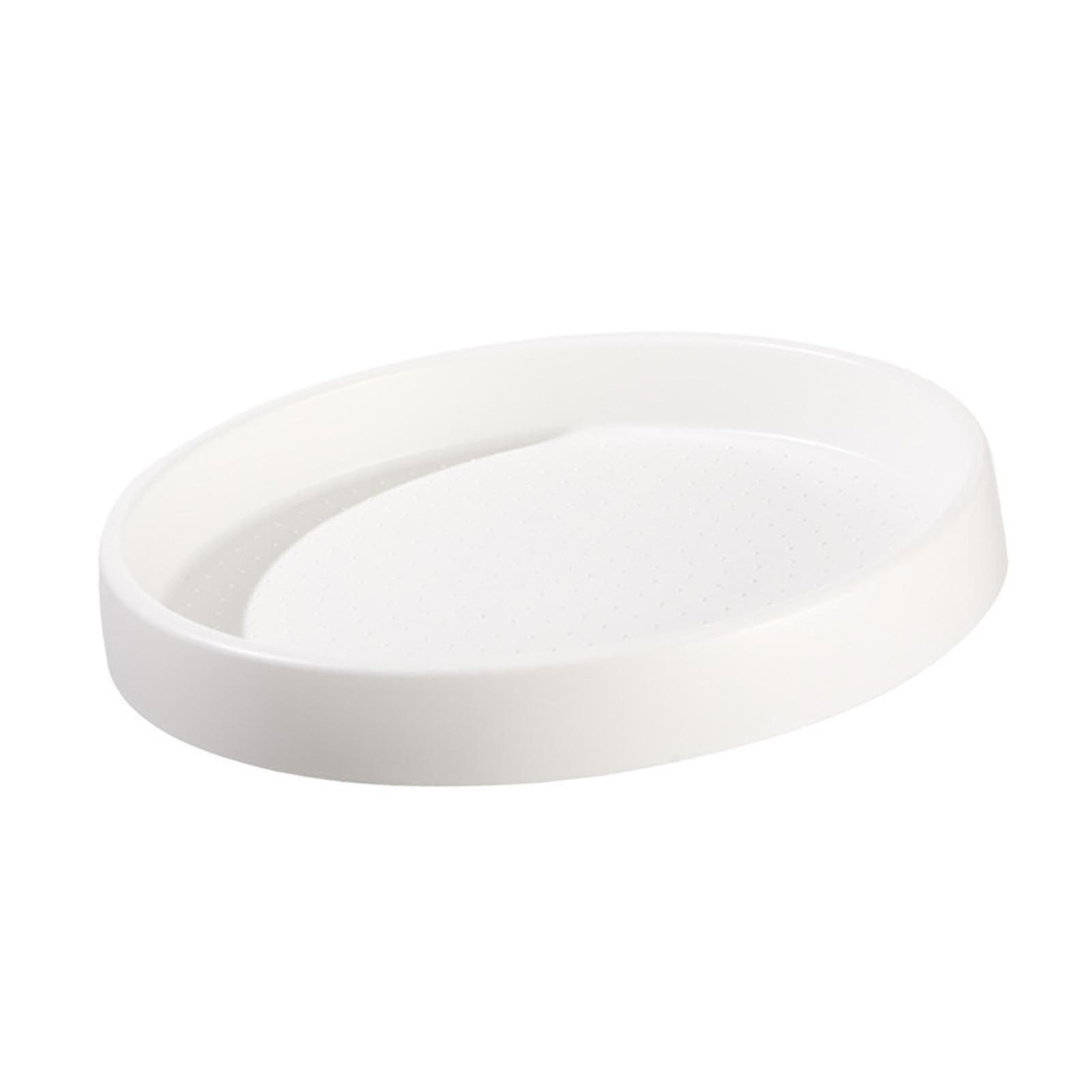 Round Turntable Decoration Rotating Storage Tray for Pantry Kitchen Bathroom Large
