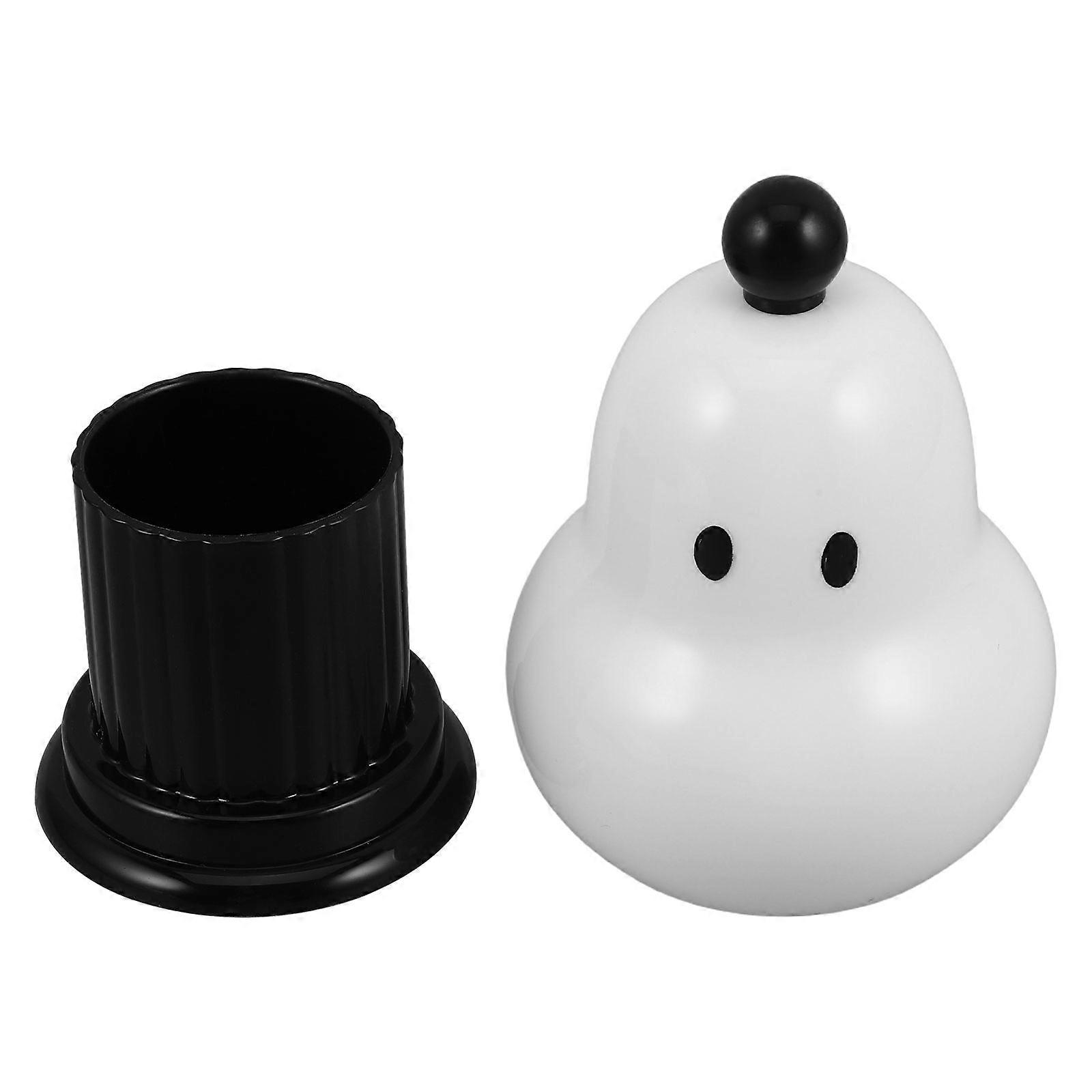 Creative Toothpick Storage Box Pear Toothpick Holder For Dining Table Tabletop Decor White Color Cotton Swab Container 1Pack