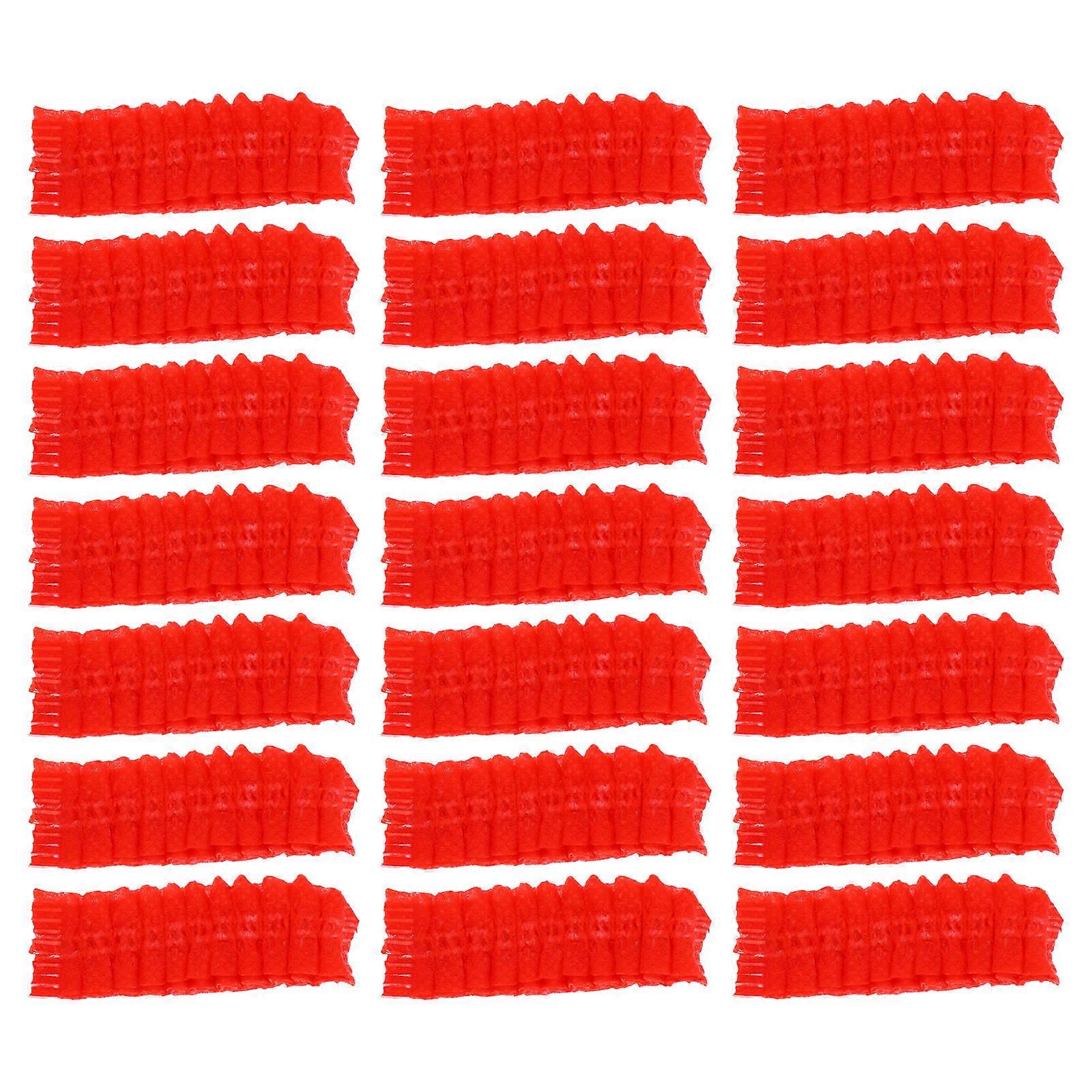Windproof Cover for Mic Impurity Blocking Nonwoven 85X8.5X5CM Stage Performances Red 100Pairs