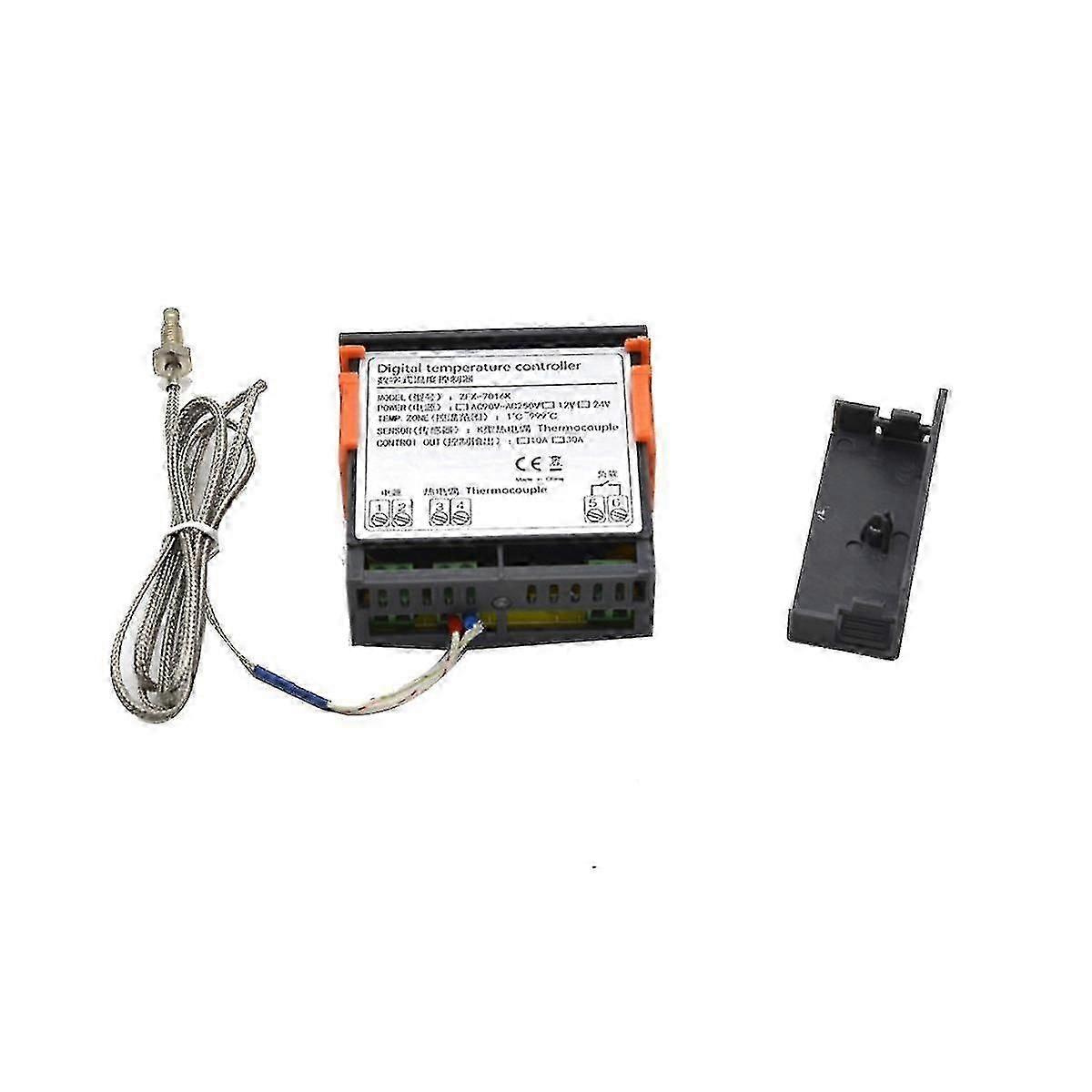 Zfx-7016k Intelligent High Temperature Controller Digital Thermostat Regulator 999 Degree Oven Control Switch