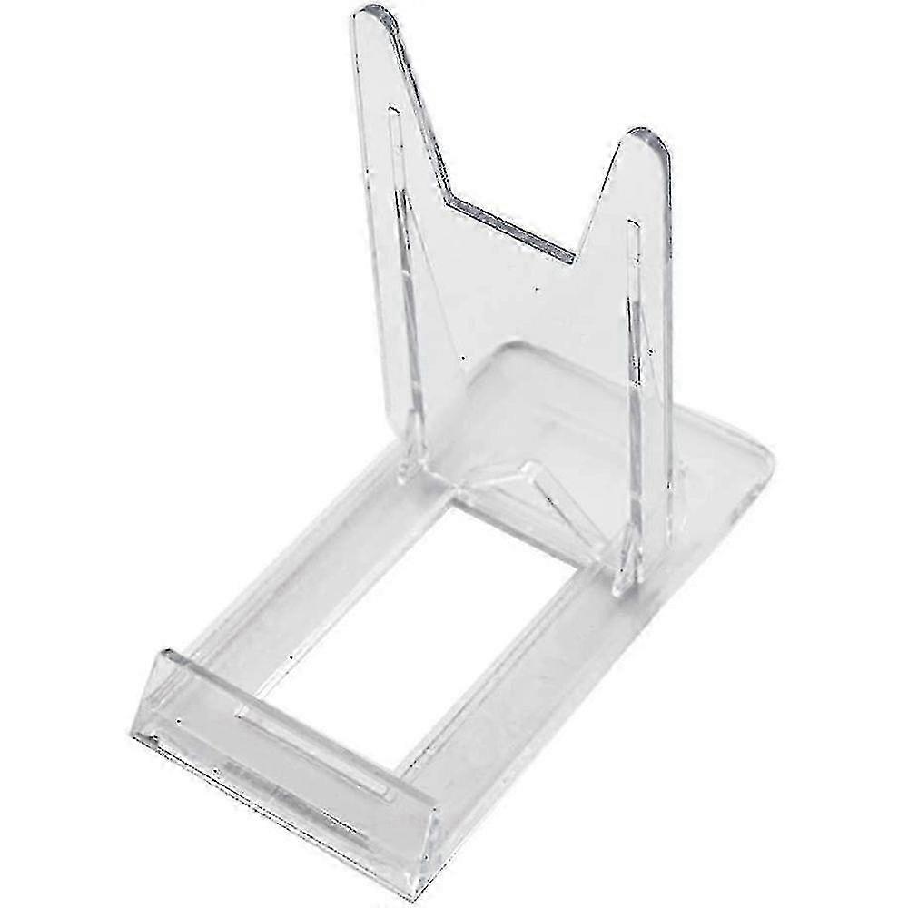 Two Part Adjustable Clear Acrylic Plastic Display Stand Easel (set Of 6) hwy