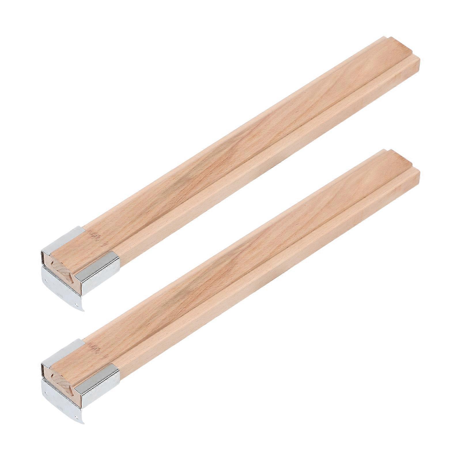Furniture Drawer Guides Durable Construction Metal Material Rectangular Shape Diy Enthusiasts 2Pcs