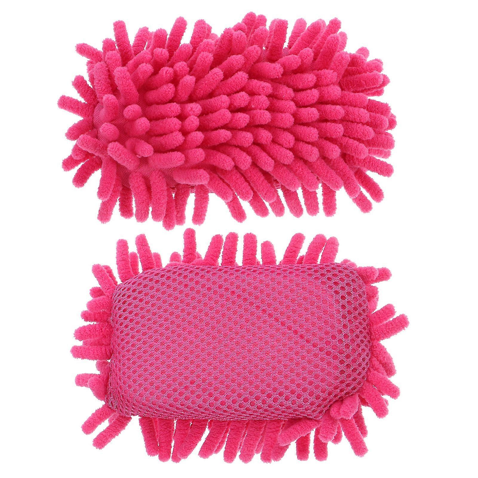 White Board Eraser Dry Eraser Cleaner 15x8x3.5cm Pink 2Pack