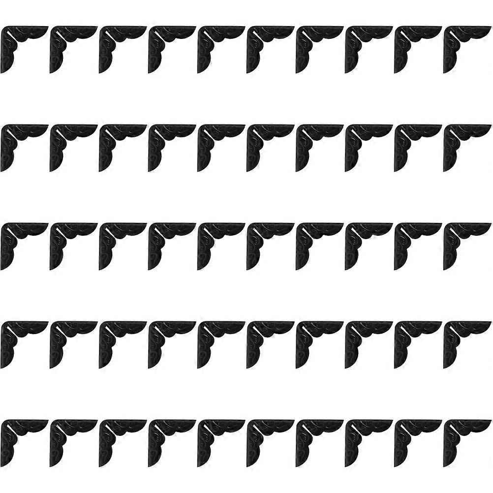 מגיני פינת ספר מגיני פינת ברזל הגנה קישוט הבית בסגנון וינטג' 50 יחידות