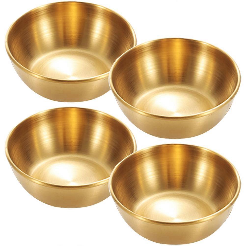 Small Sauce Bowls Stainless Dip Bowls For Catering Hall 4Pcs