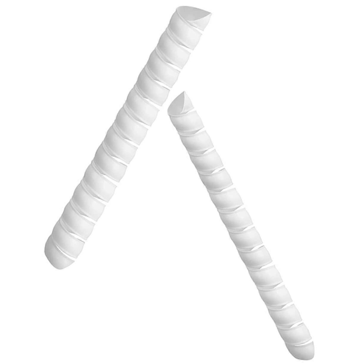 Tree Tube Wraps For Deer Protection Plastic White 2 Pieces Easy Install Fits Standard Tree Tubes