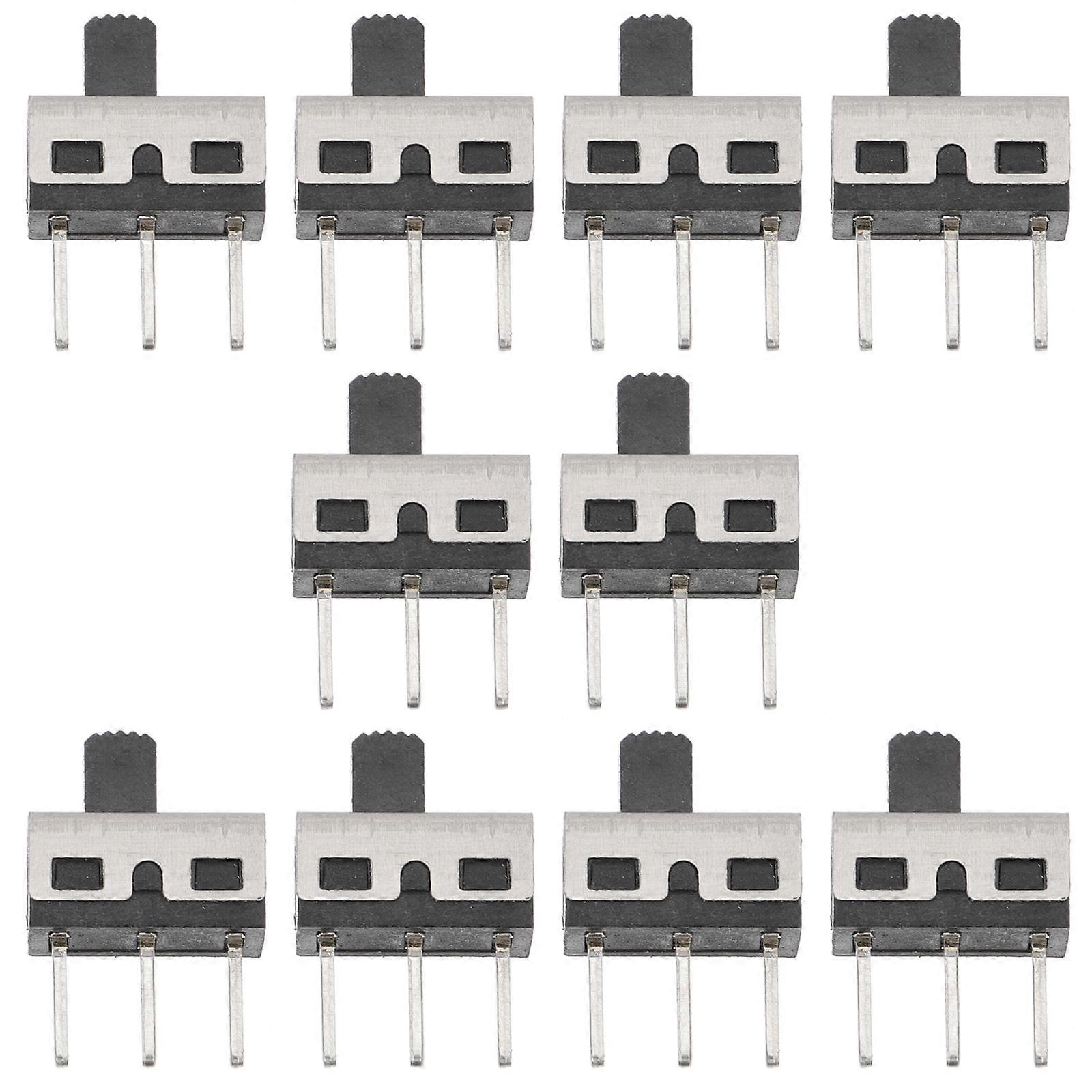 20pcs High Knob Vertical Slide Switch 3 Pin 2 Position Panel Mount Slide Switch