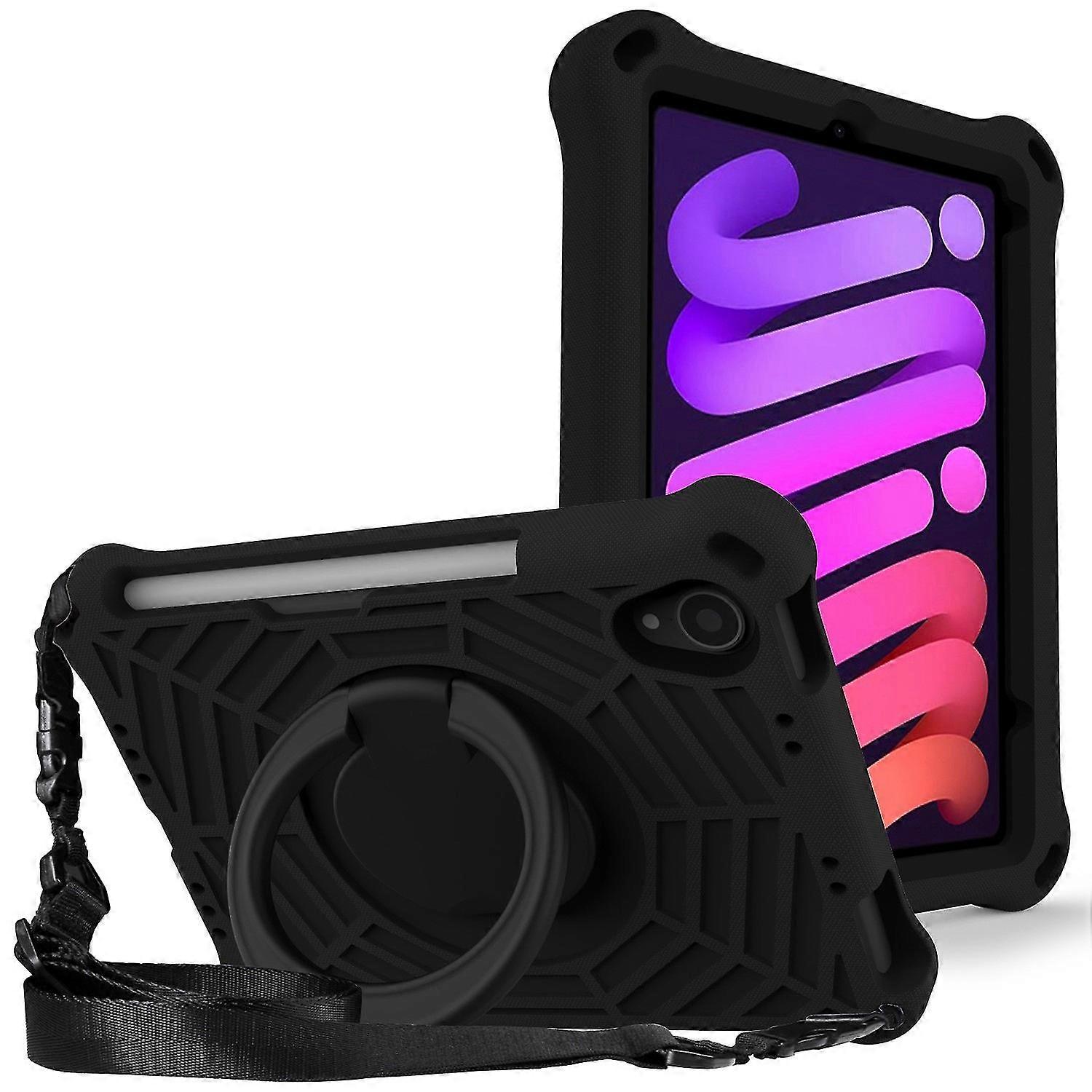 Black B Eva Case for Ipad Mini (2021) with Shoulder Strap