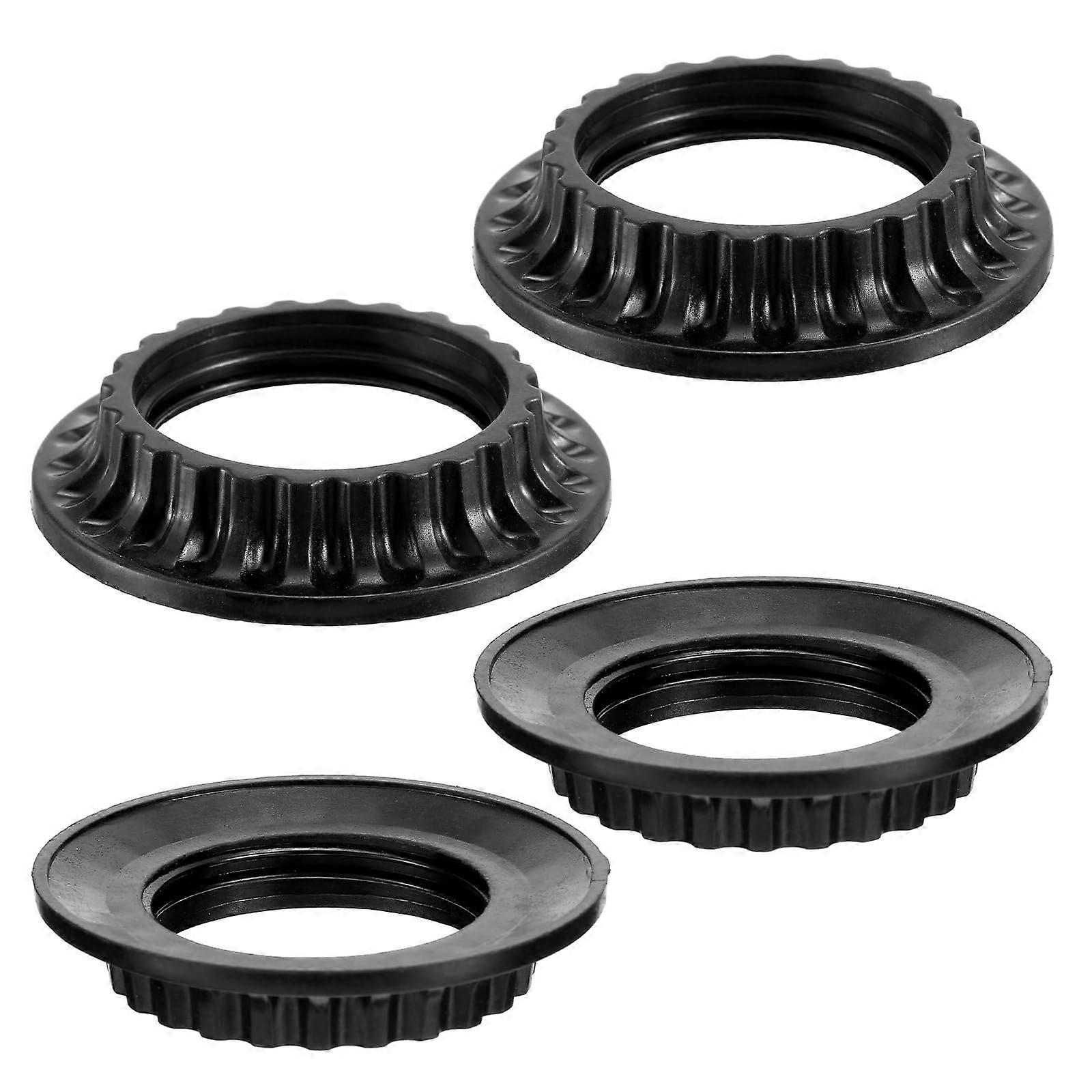 Set of 4 Lampshade Ring Lamp Holder Screw Ring Collar Ring Screw Lampshade Fixed Base Ring Holder Adapter for Table Lamp Ceiling Lights Floor Lamp E26