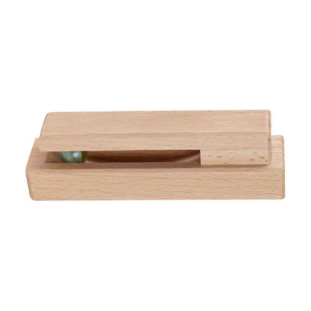 Hand Towel Racks For Bathroom Solid Wood Towel Rack Hook Khaki Color Modern Style Plastic Material Wall Hanger Towel Storage 1Set