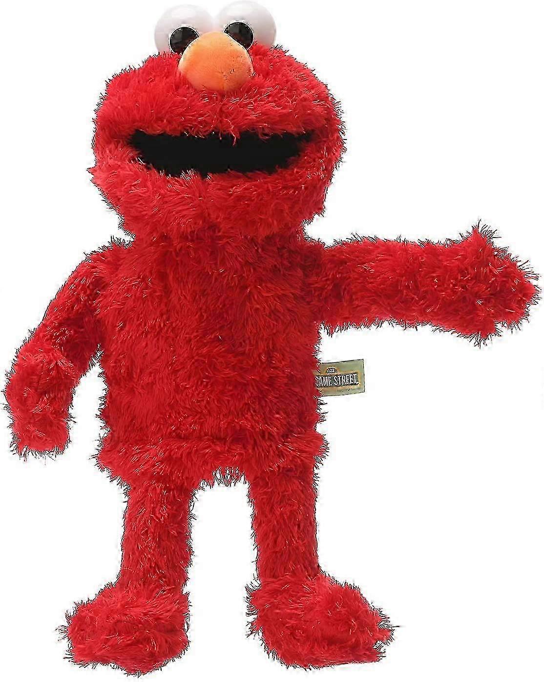 2025 Movie Soft Stuffed Sesame Street Cookie Monster Puppet, Red Monster KB