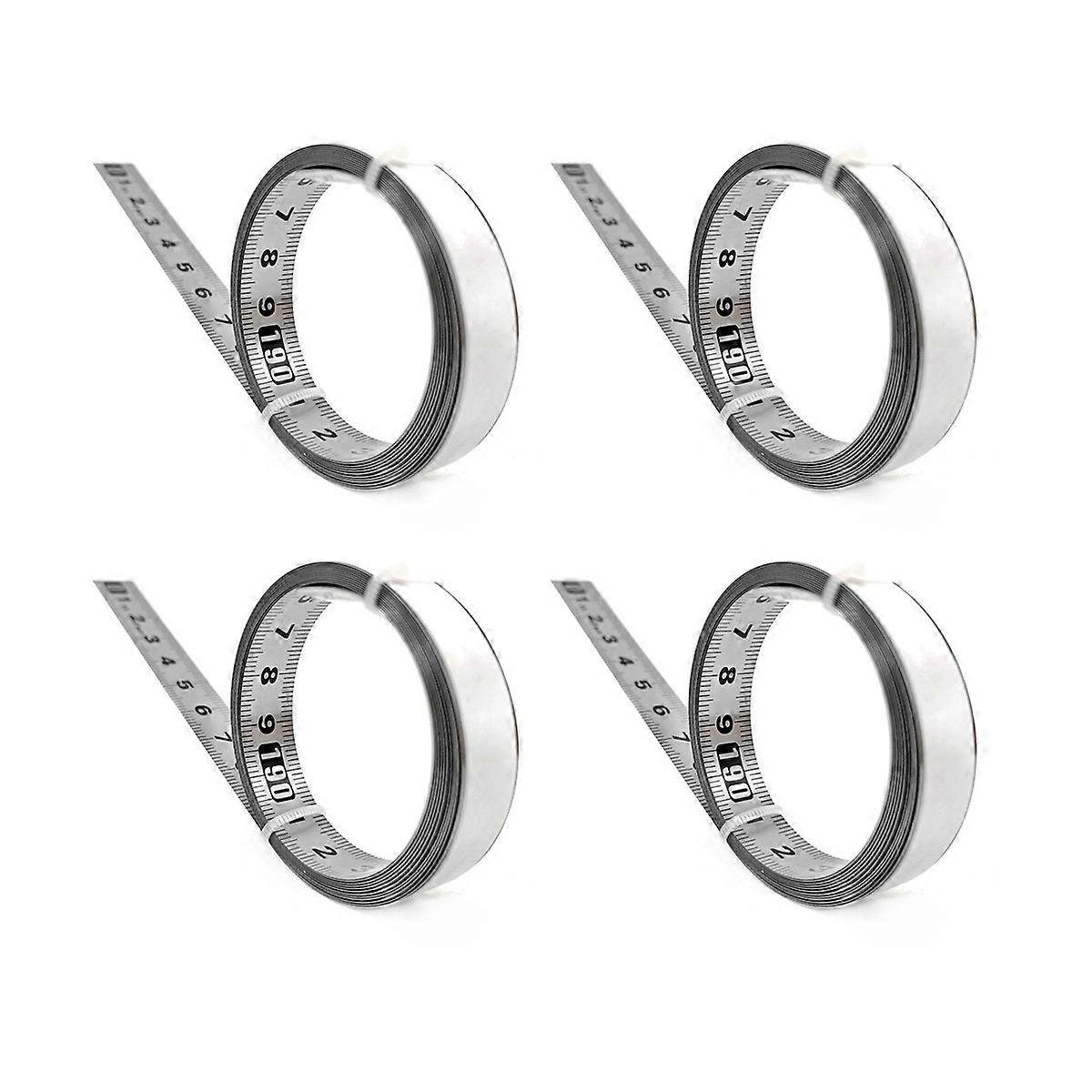 Stainless Steel Adhesive Scale Precision Woodworking Guide ,B-100cm