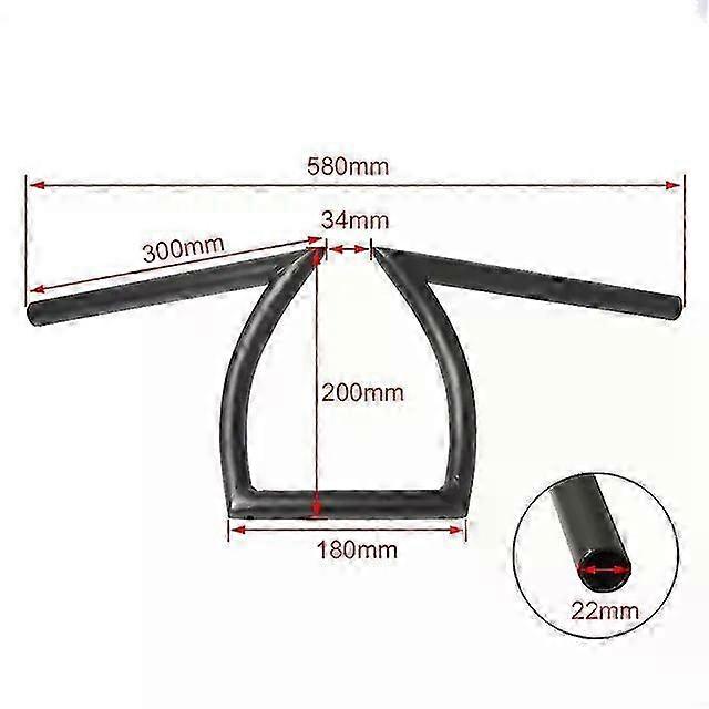 Handlebar Z Style for Motorcycle Accessories 22mm 7/8 and 25mm 1