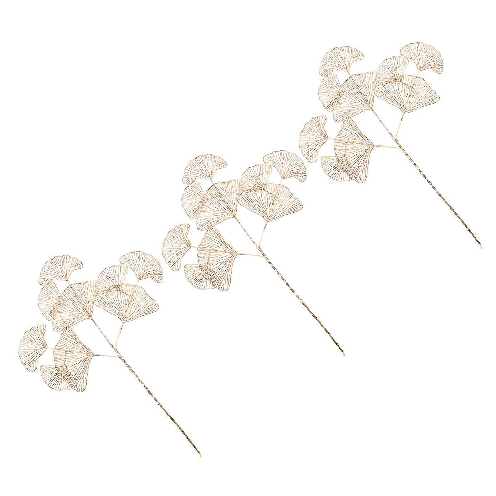 3pcs DIY Party Artificial Branches Wreath with Emulated Leaf