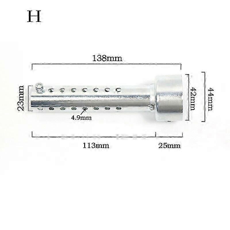 Adjustable Motorcycle Exhaust Muffler DB Killer Noise Reduction Device in Stainless Steel Suitable for BMW K1200S and K1300 Models