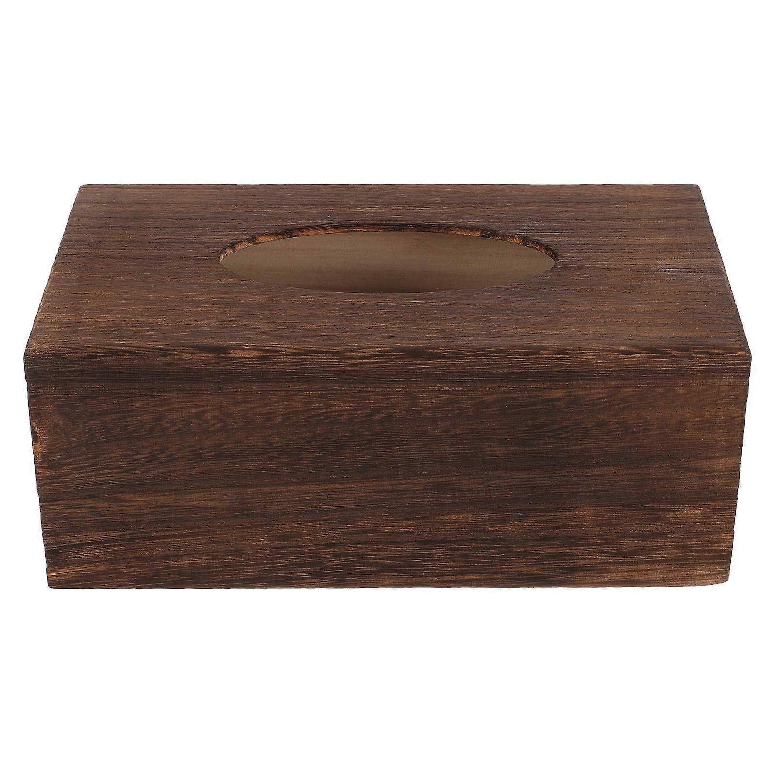 1Pc Decorative Tissue Box Desktop Paper Holder Napkin Organizer