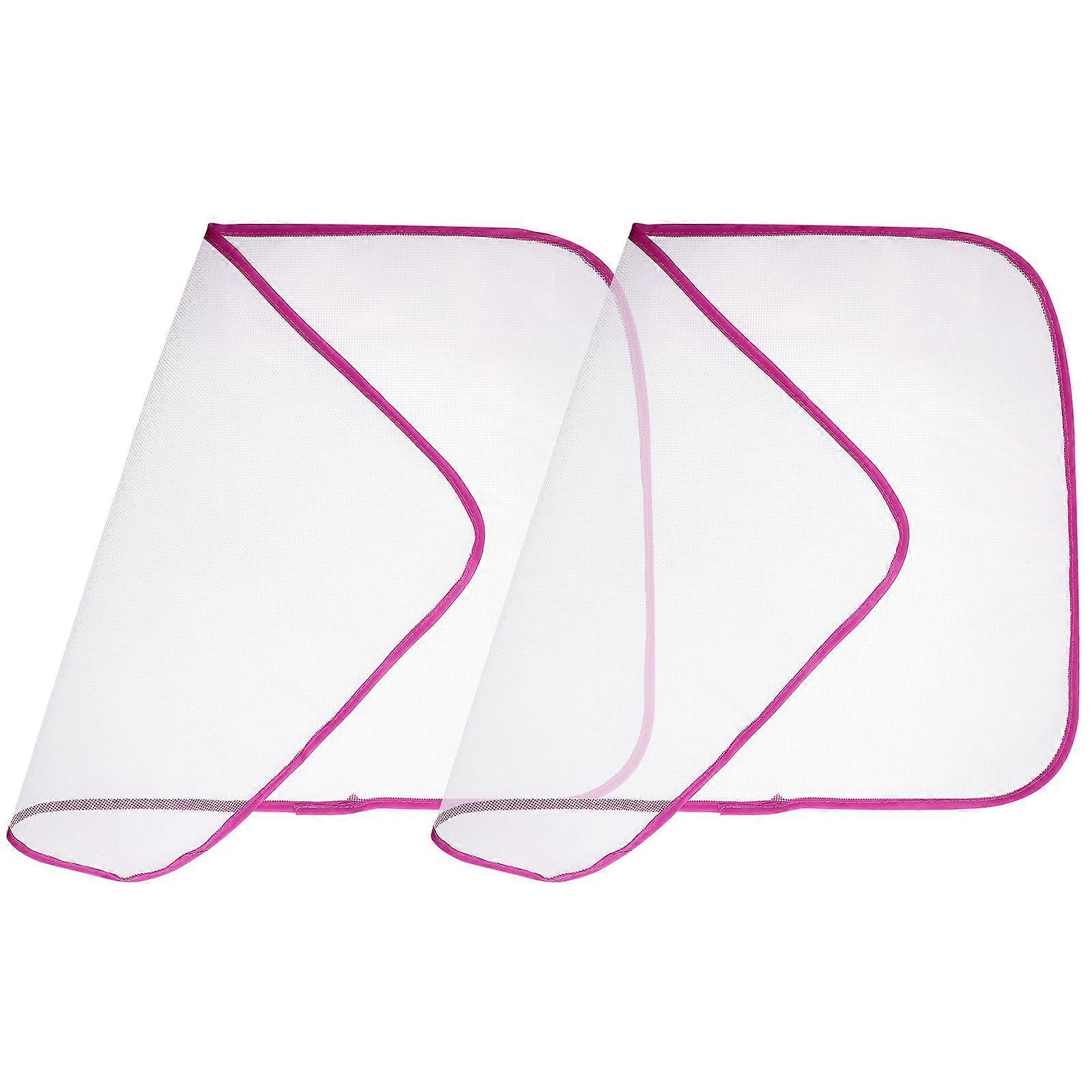 Table Ironing Mat Pressing Cloth for Ironing Board Heat-Resistant Protective Multi 57.00X38.00X0.10CM Prevent Direct Contact 2Pcs