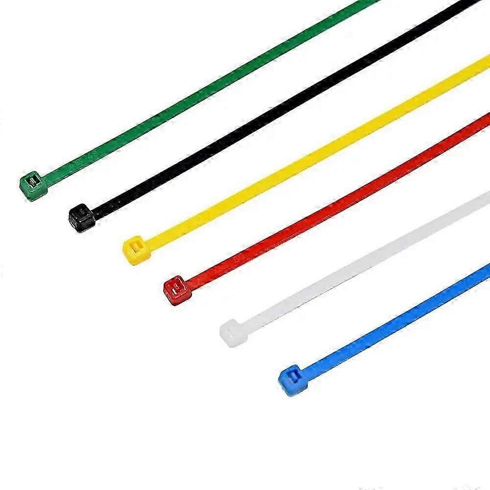 2025 Latest Model 100Pcs/Set Self-locking Nylon Cable Ties 3inch 100pcs 4 color