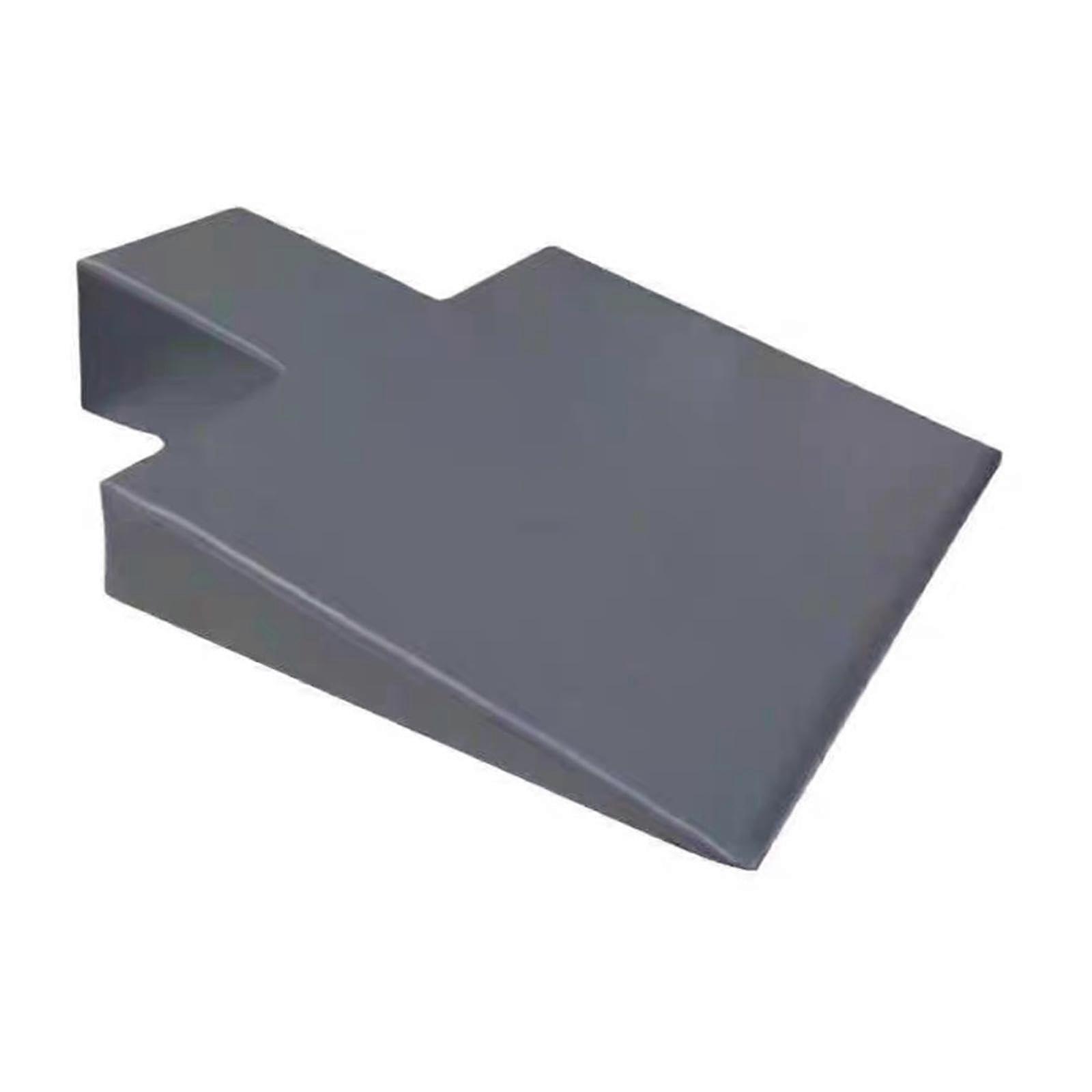 Pilates Reformer Keilblock Slant Board Black – Cushioned Stretching Brick for Fitness Training and Exercise