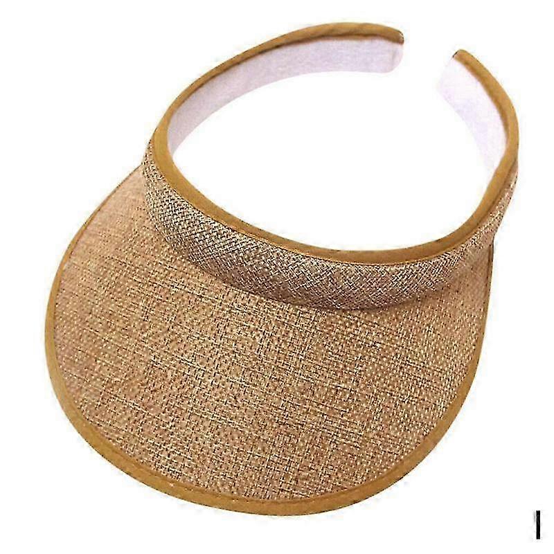 Women's Summer Sun Visor Hat with Anti-Ultraviolet Features, Elastic Hollow Top Design for Outdoor Use, Suitable for Kids – Perfect Summer A
