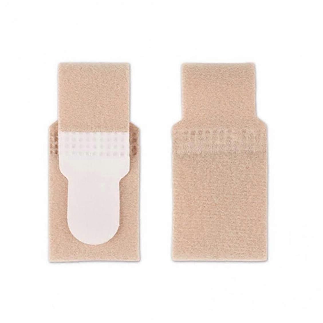 Broken Toe Wrap Fabric Toe Splint Pack Of 2, Toe Cushion, Bandage, Finger Protector, Hammer Toe Separator