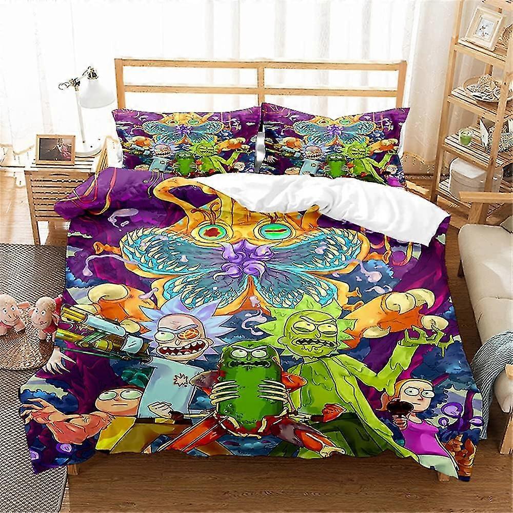 King Size Hotel Quality Bedding Set with Soft Breathable 100% Poly Cotton Duvet Cover and Pillowcases