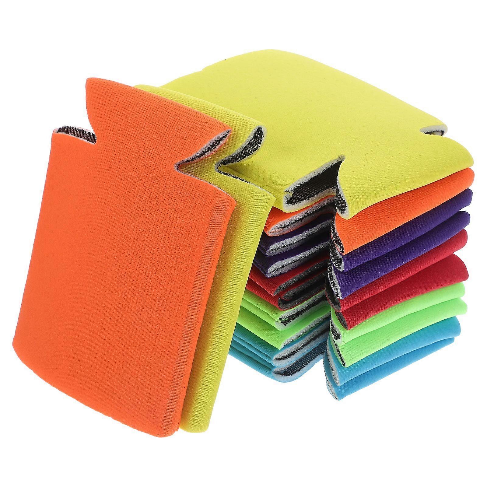 12 Pcs 330ml Drink Bottle Protective Cover Multifunctional Cup Sleeves