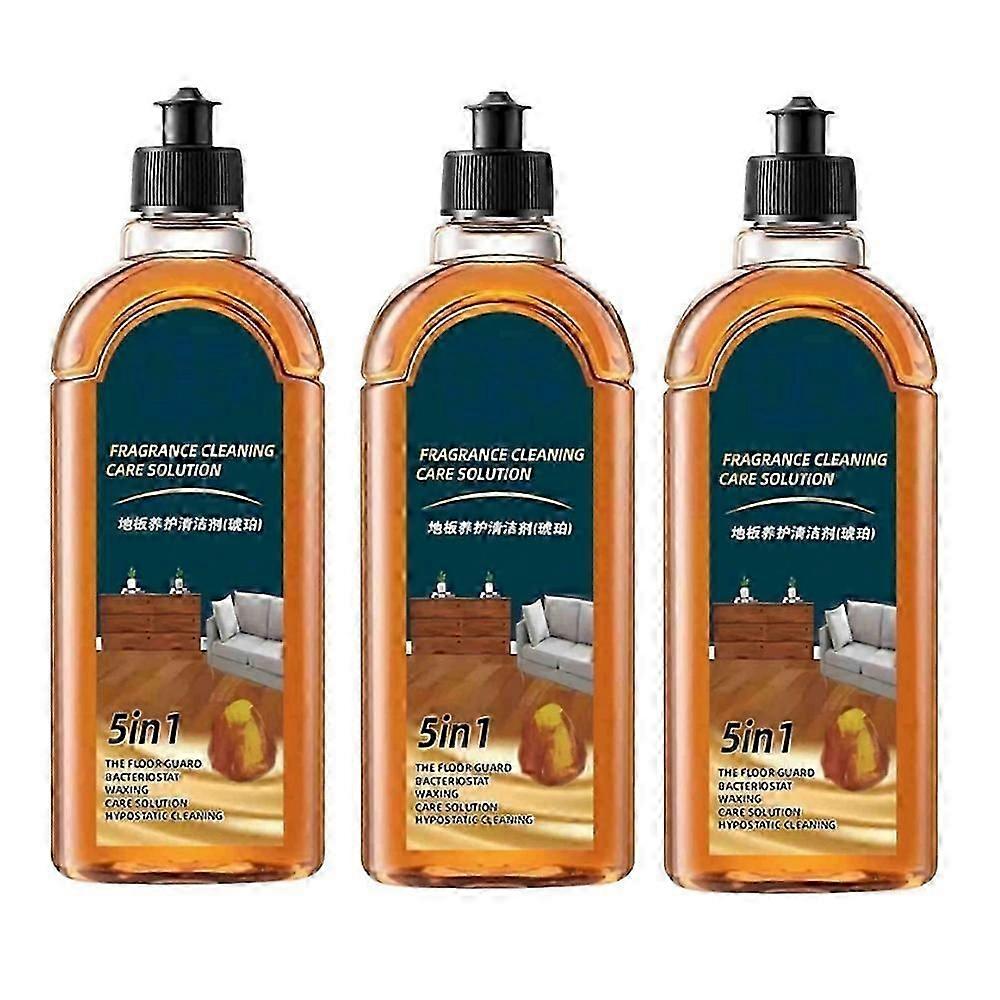 1/2/3PCS 500ml 바닥 클리너, 이중 작용 얼룩 및 냄새 제거제, 자연스러운 바닥 마감재 보호