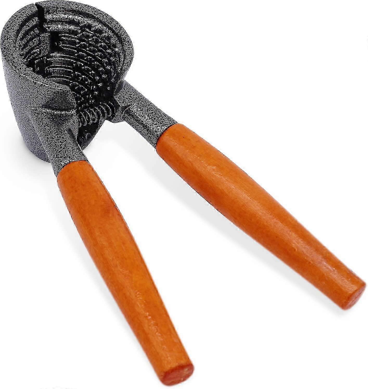 Heavy Duty Nutcracker Pecan Walnut Opener Tool With Wooden Handle