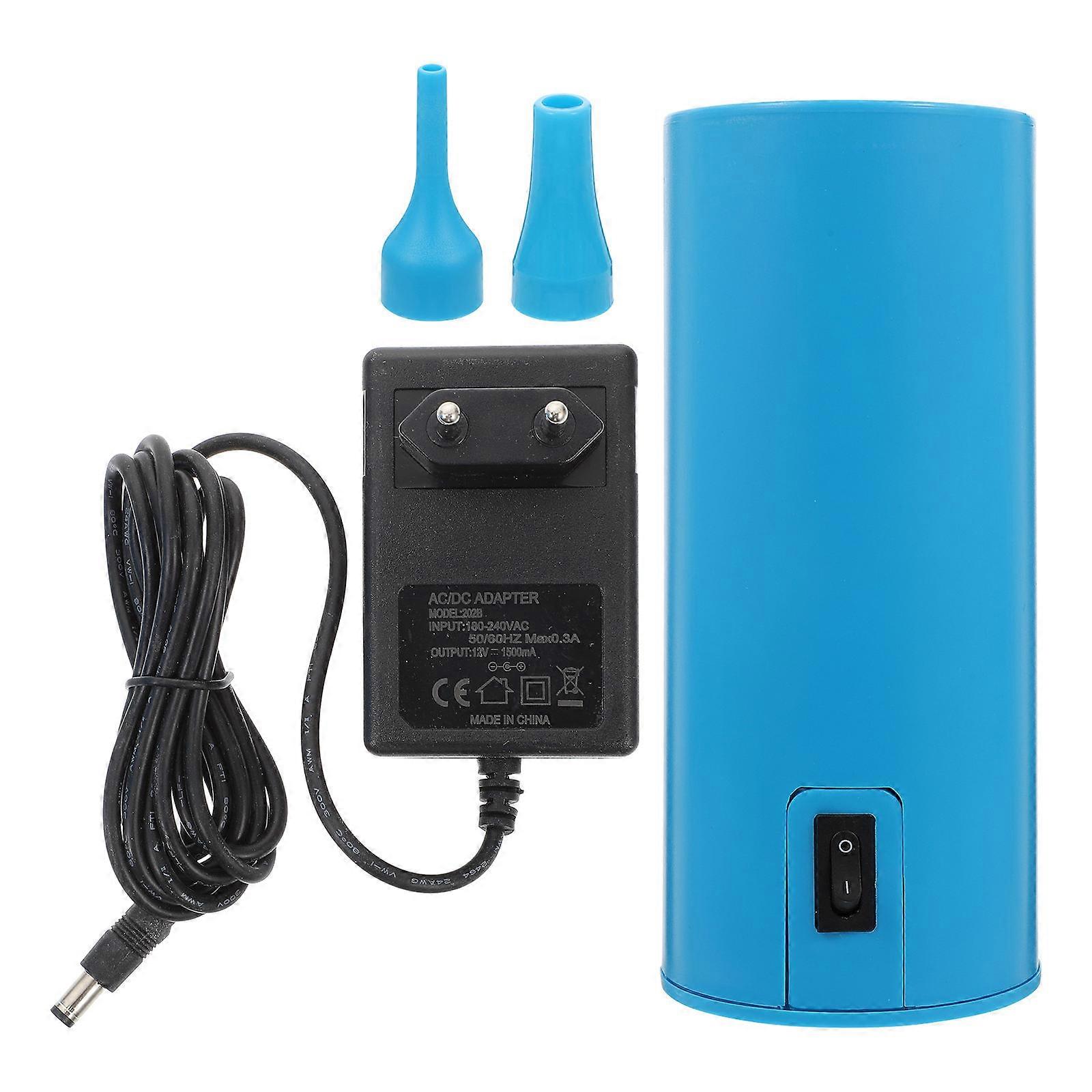 Balloon Pumps Electric Portable Inflator For General Users Blue 16.00X8.00X7.00cm Inflate Balloons 1Pc
