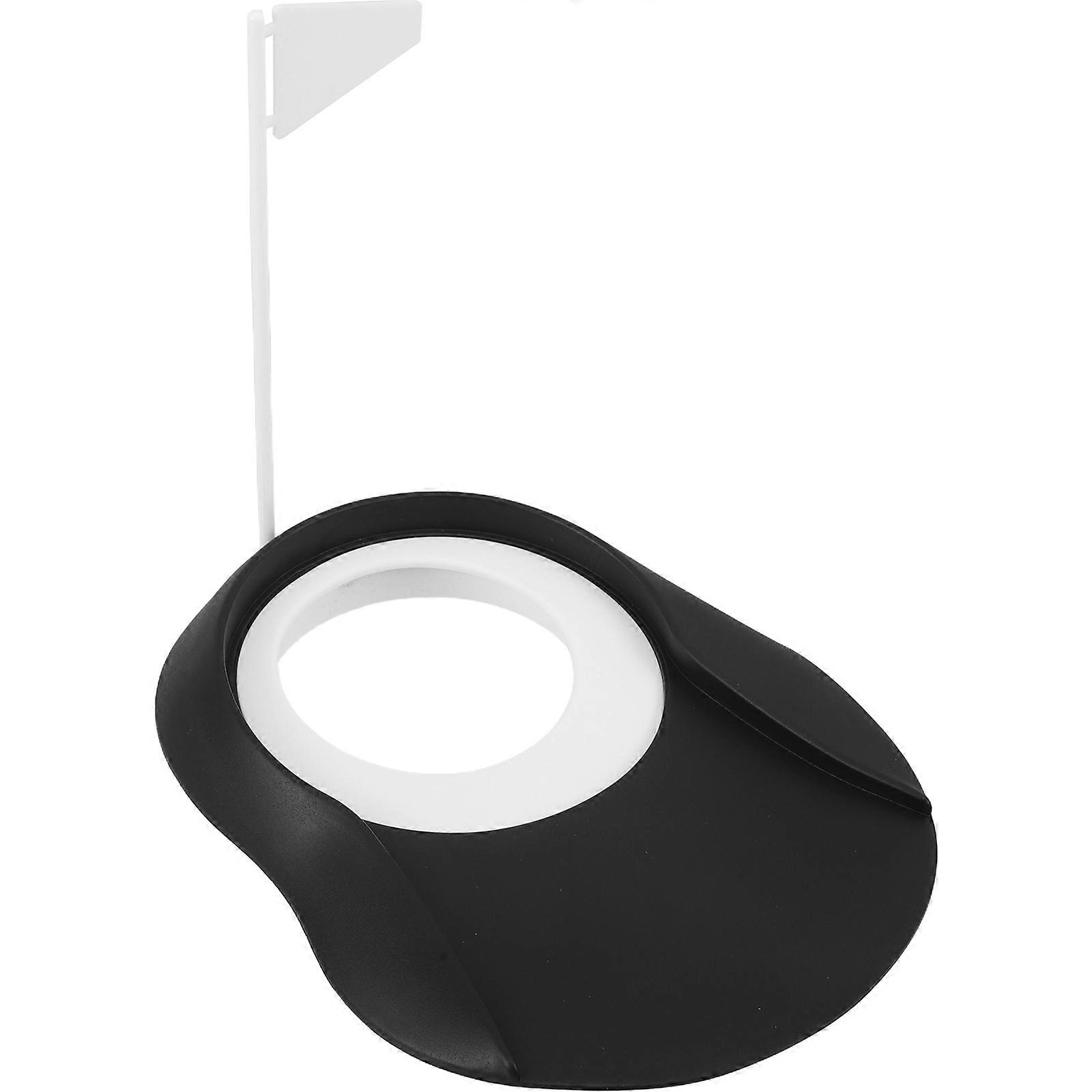 Portable Golf Putting Cup with Flags 1 Set Plastic Training Aid for Indoor and Outdoor Use to Improve Putting Accuracy and Consistency