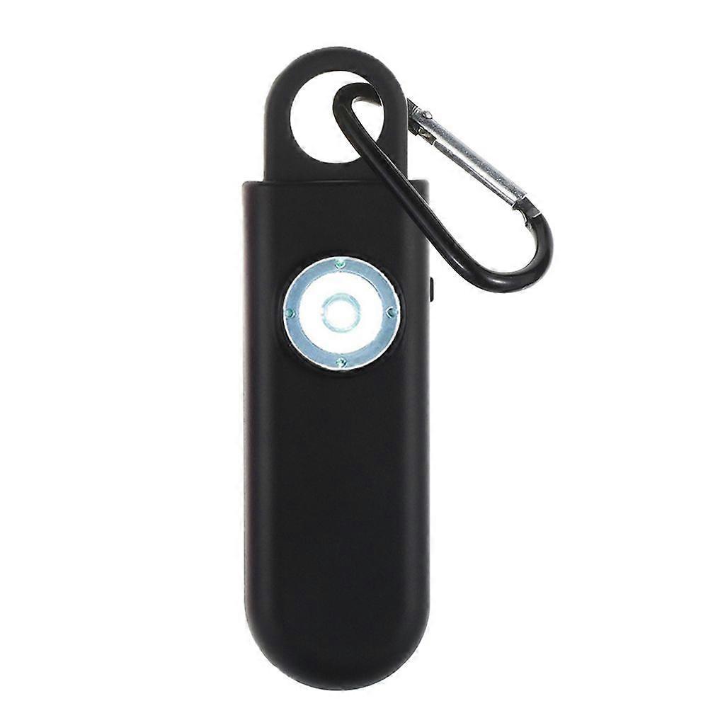 Personal Alarm Portable Self Defense White Light High Volume Women's Safety Siren - Black