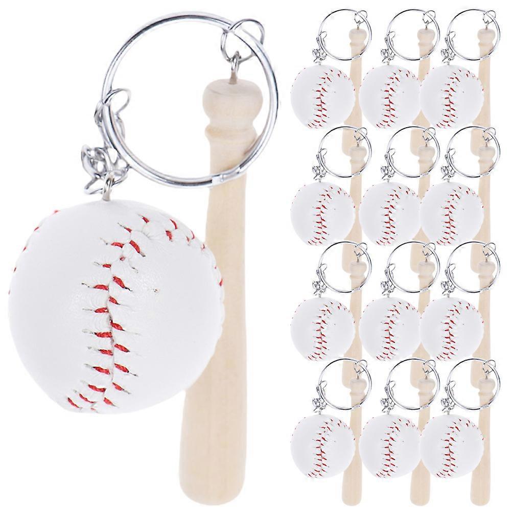 キーホルダー男の子用野球キーホルダー学校報酬コンペティションお土産3.5x3.5x9cm 16個