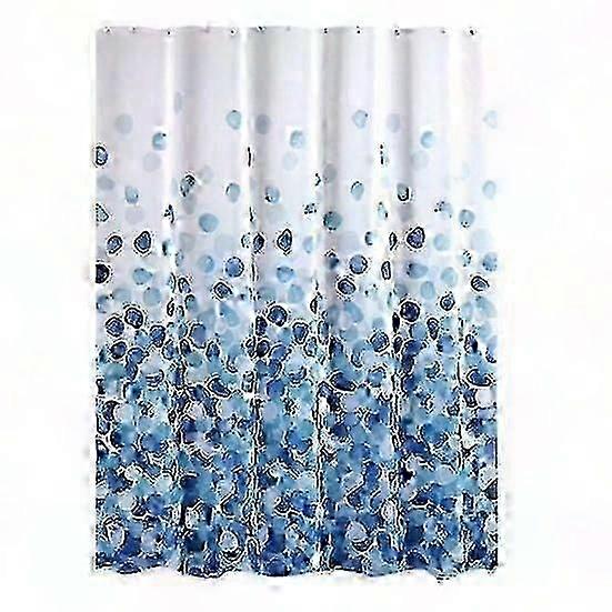 Modern Large Bath Drape with Hooks for Hotel Use Soft Polyester Shower Curtain