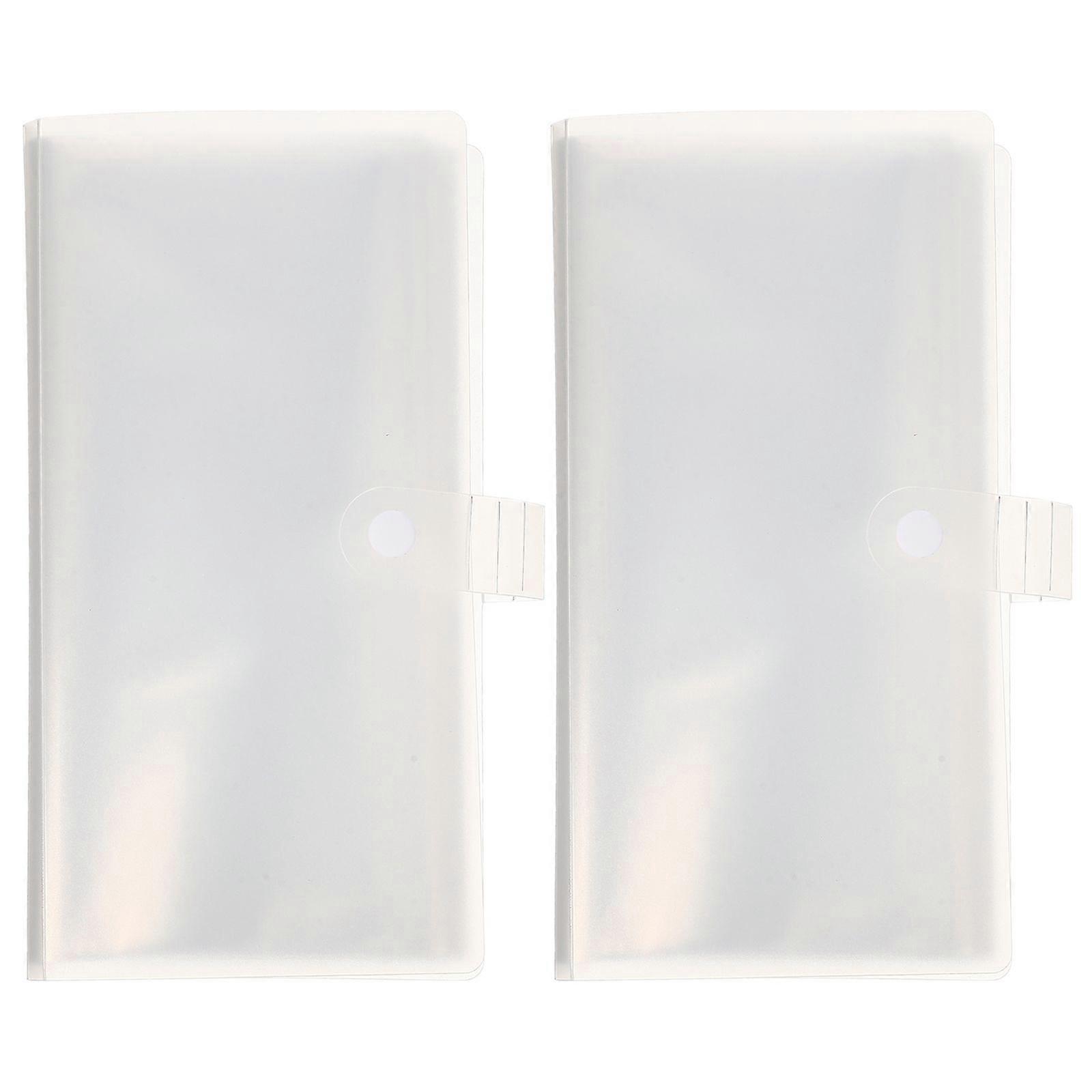 2Pcs Multi-functional Movie Tickets Plane Tickets Collection Album Loose-leaf Card Book Commemorative Gift